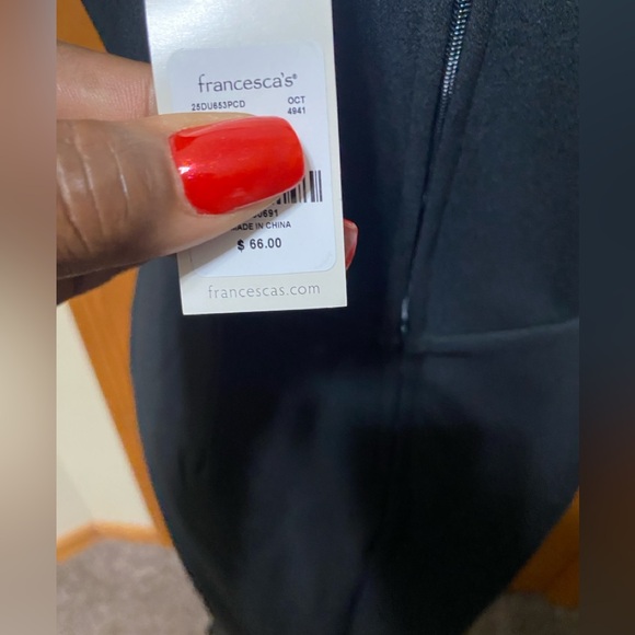 NWT Clare Chiffon Ruffle Strap Midi Dress - Picture 5 of 5